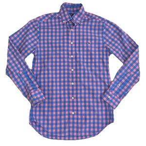Vineyard Vines Men’s Slim Fit Plaid Tucker Shirt Sz S